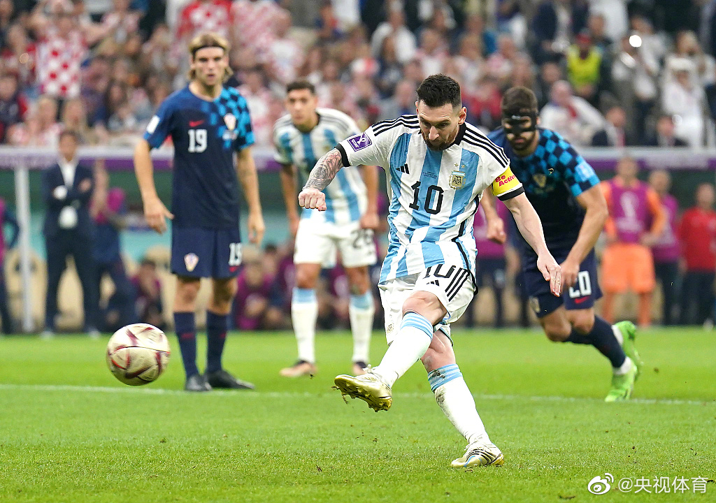 阿根廷3比0克罗地亚 率先晋级决赛