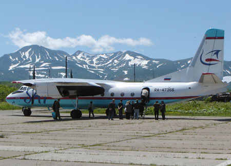 资料图:俄罗斯南千岛群岛上的机场.【延伸阅读】银装素裹!
