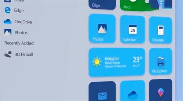 开始菜单(部分)