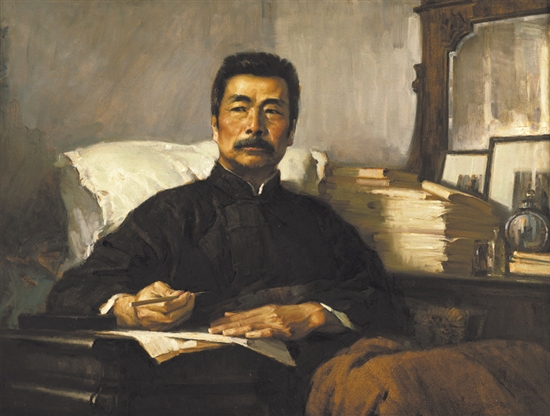 汤小铭艺术研究展呈现鲁迅主题系列作品