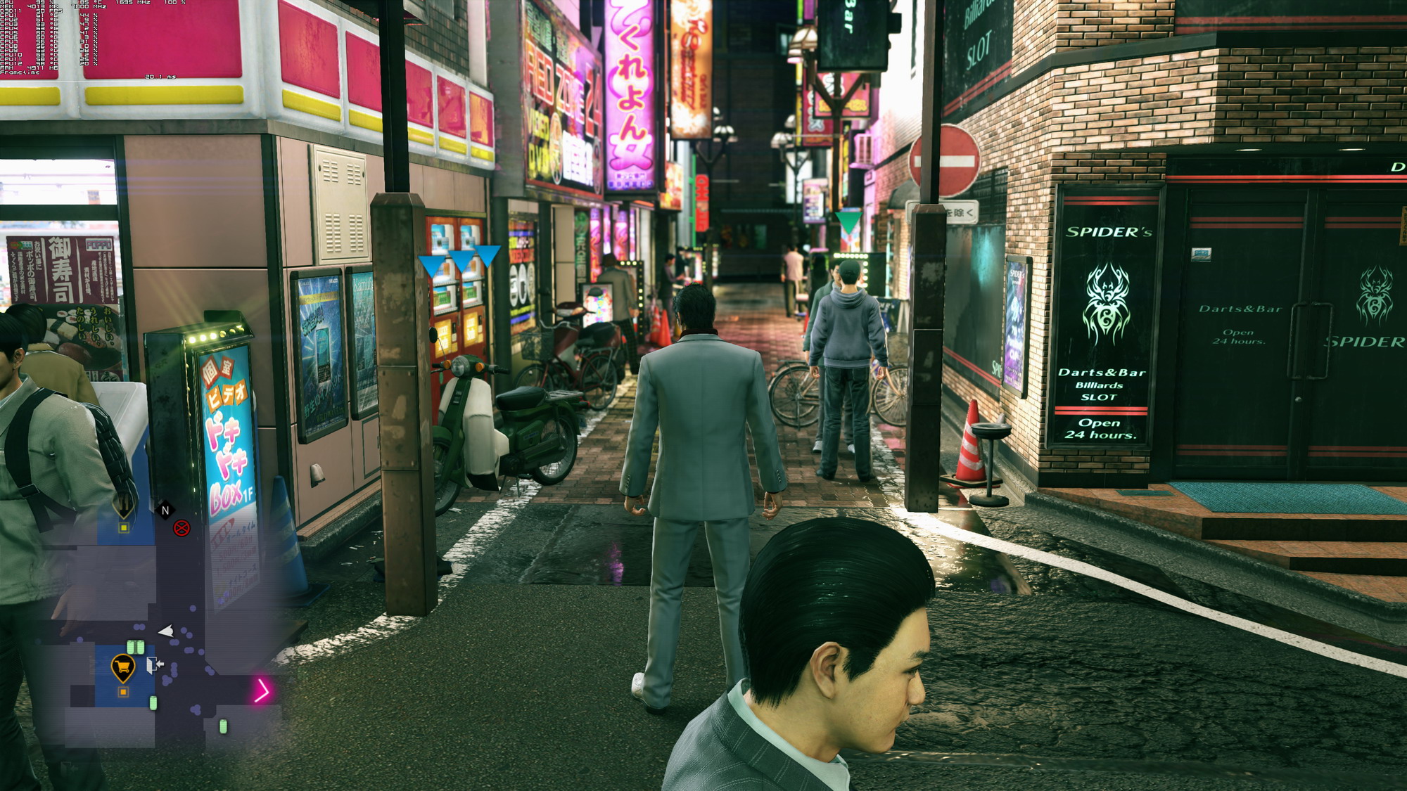 《如龙:极2》4k分辨率最高配置测试 帧数不足60fps