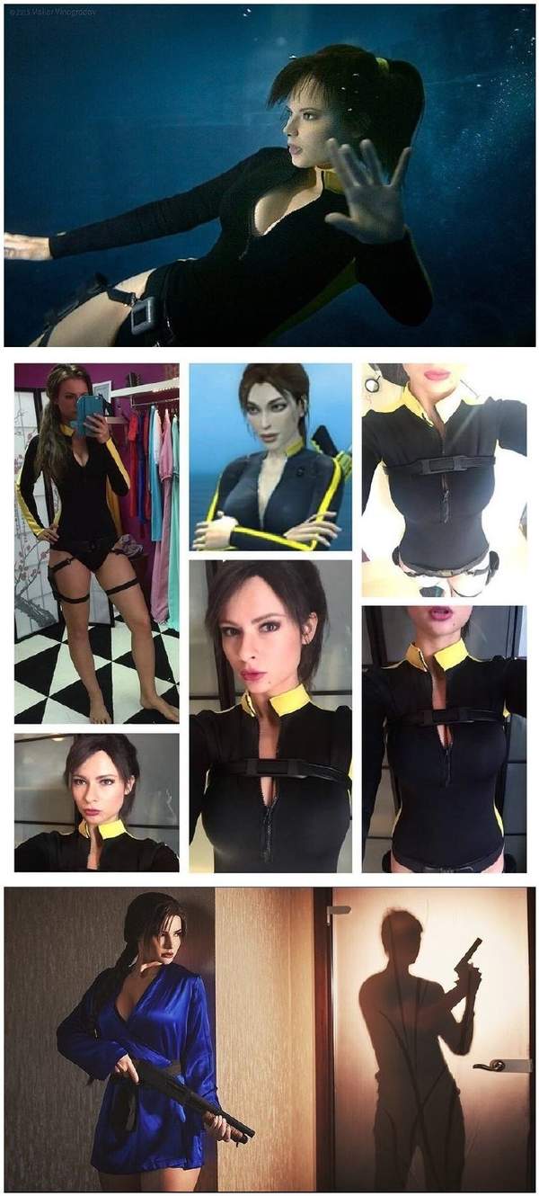 美女jannetincosplay就分享了一组劳拉的cosplay美照,小姐姐酥胸微露