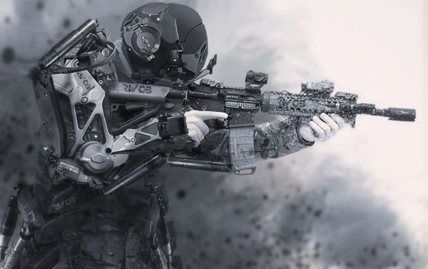 资料图片:未来士兵想象图.(图片来源于网络)