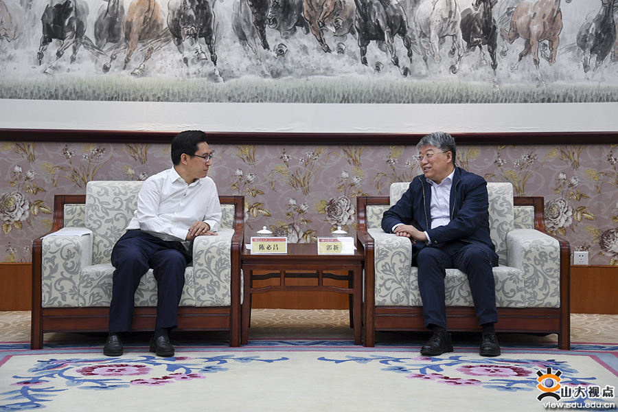 东营市代表团来山东大学访问推进校地合作|东营市|山东大学|陈必昌