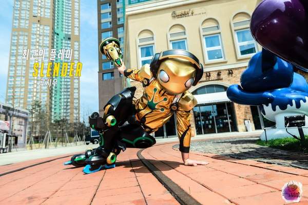 守望先锋卢西奥嘻哈蛙cosplay造型酷炫又不失可爱