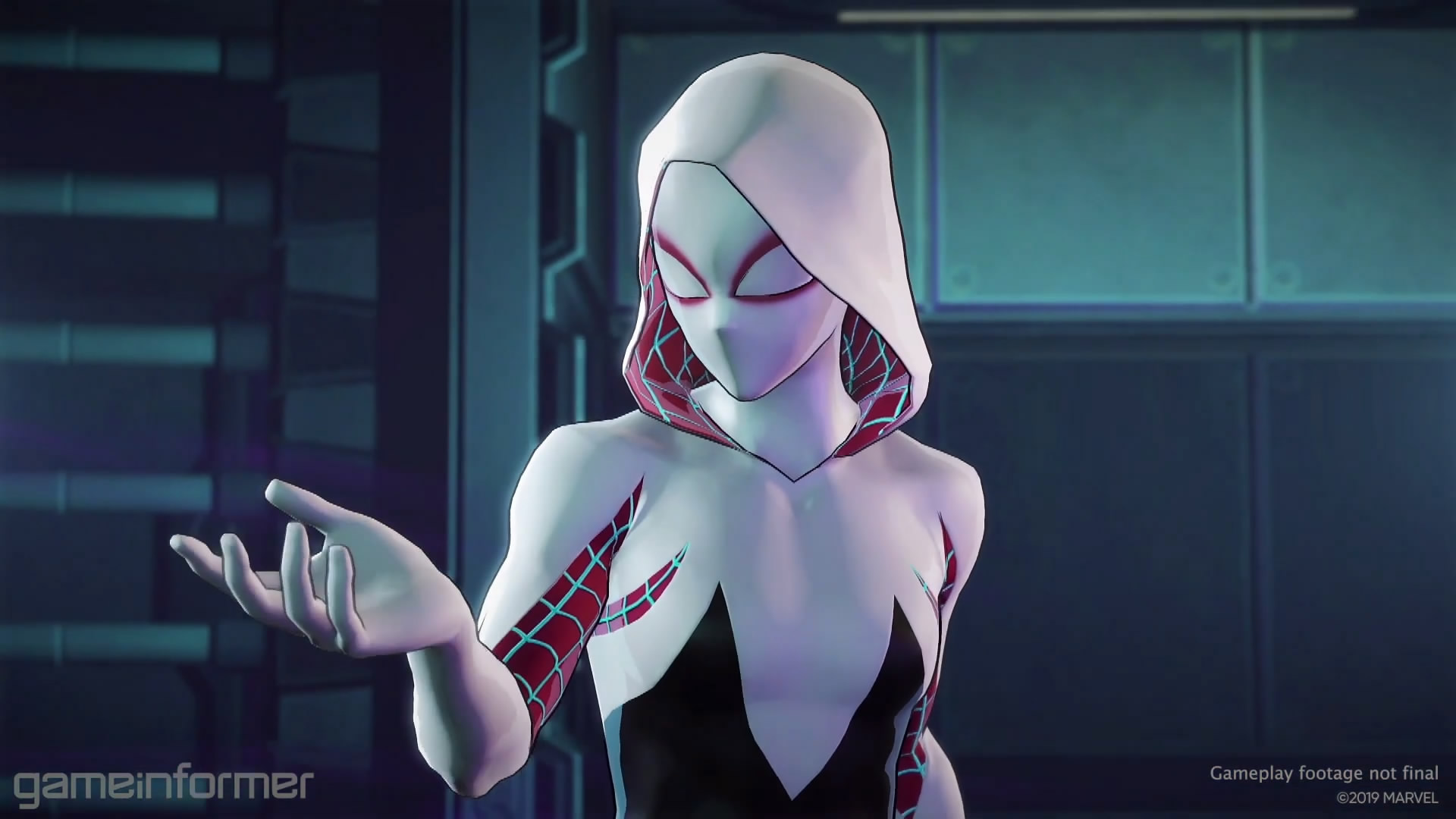 漫威终极联盟3蜘蛛格温演示视频小姐姐好猛