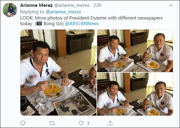 图源：菲律宾媒体ABC-CBN记者推特