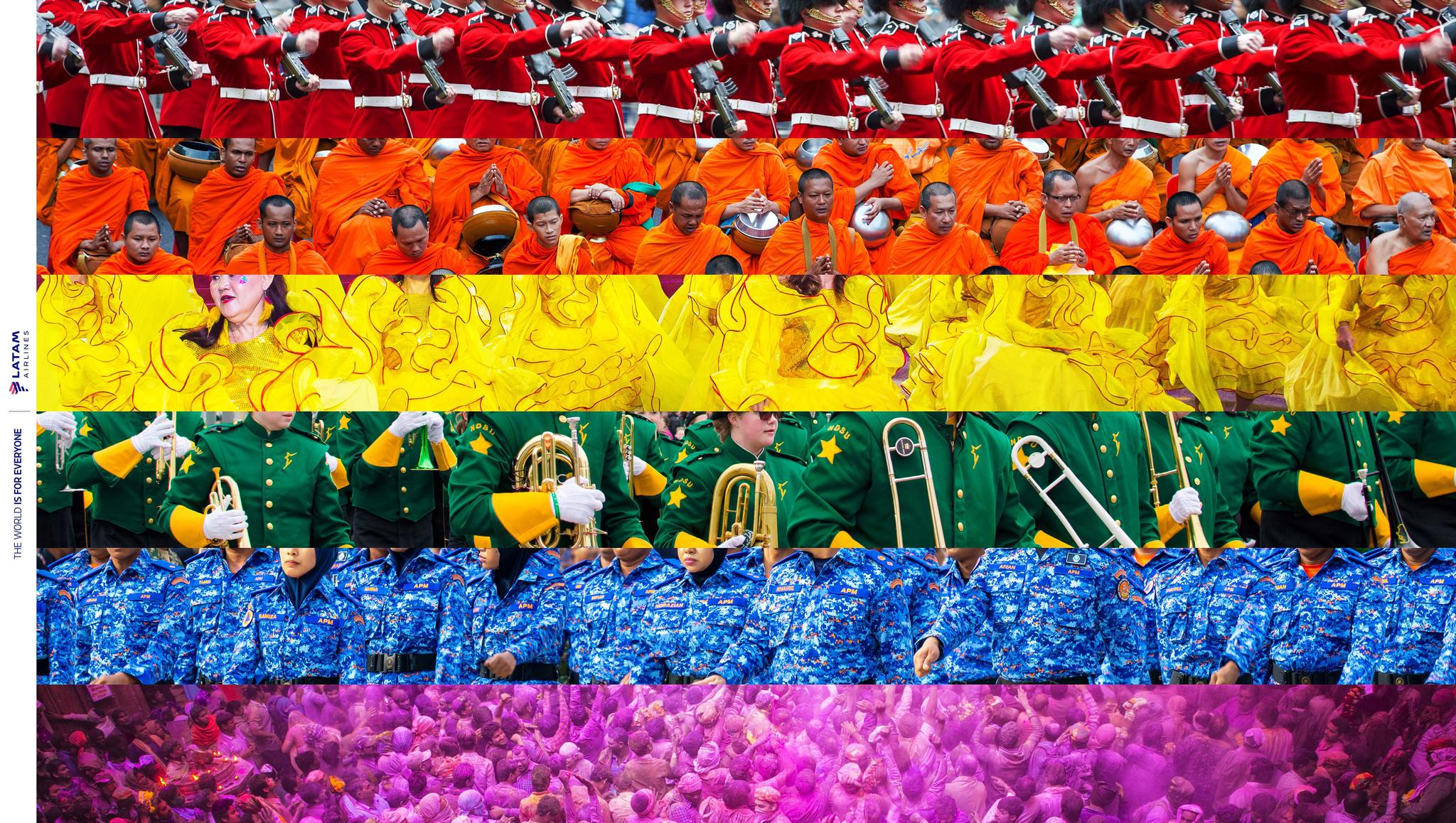 latam航空lgbt主题创意海报