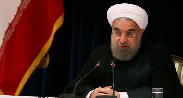  伊朗总统鲁哈尼，图源：路透社