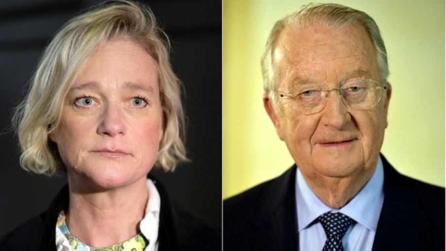  戴尔芬&middot;博埃尔和阿尔贝二世（法新社）