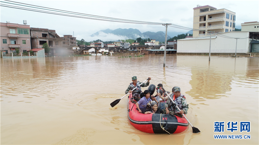 广东河源遭遇暴雨洪涝 11万余人受灾