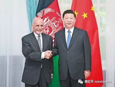  习近平会见阿富汗总统加尼