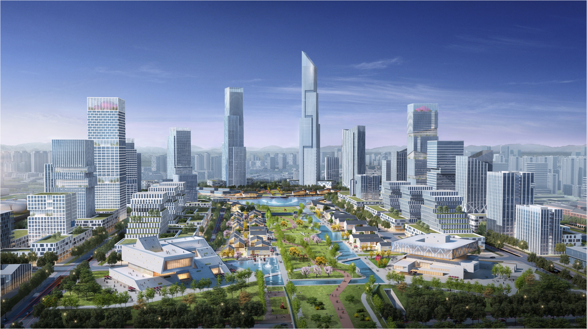 揭秘天府中央商务区细节城市候机楼言几又天府文创中心