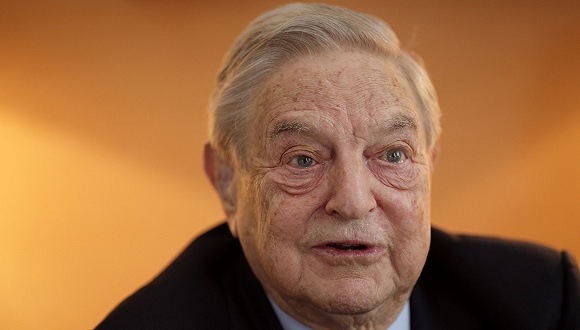   美国亿万富豪索罗斯 图片来源:视觉中国