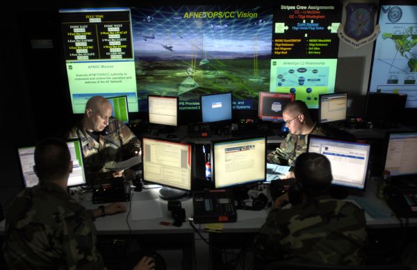 资料图片：美军网络战中心。（图片来源于网络）