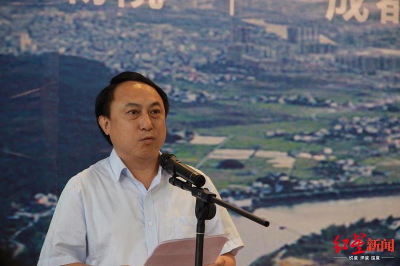 四川博物院副院长韦荃,四川博物院副院长谢志成,成都博物馆馆长李明斌