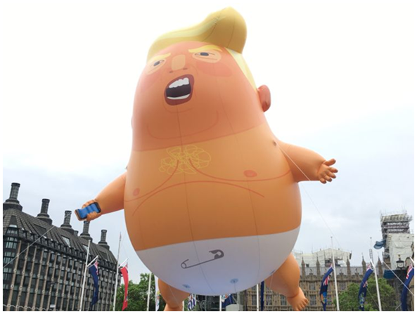 "特朗普宝宝"又要升空 这次是美"独立日"当天