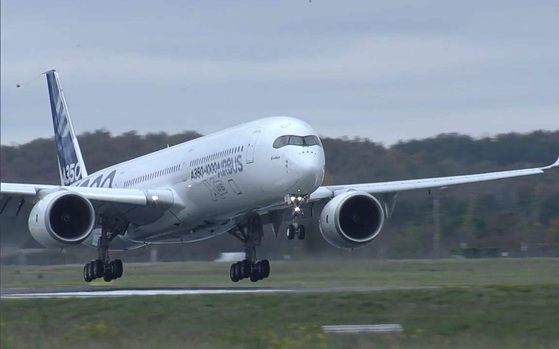 英国航空首架空客a3501000法国图卢兹试飞