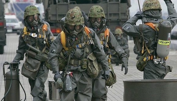 陆军毒气部队曾在中国北部地区使用过让人体皮肤和粘膜溃烂的糜烂剂