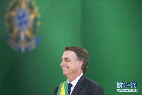  资料图：巴西总统雅伊尔·博索纳罗。新华社记者李明摄
