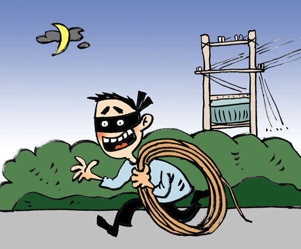 山东梁山一男子盗窃变压器内铜芯被批捕