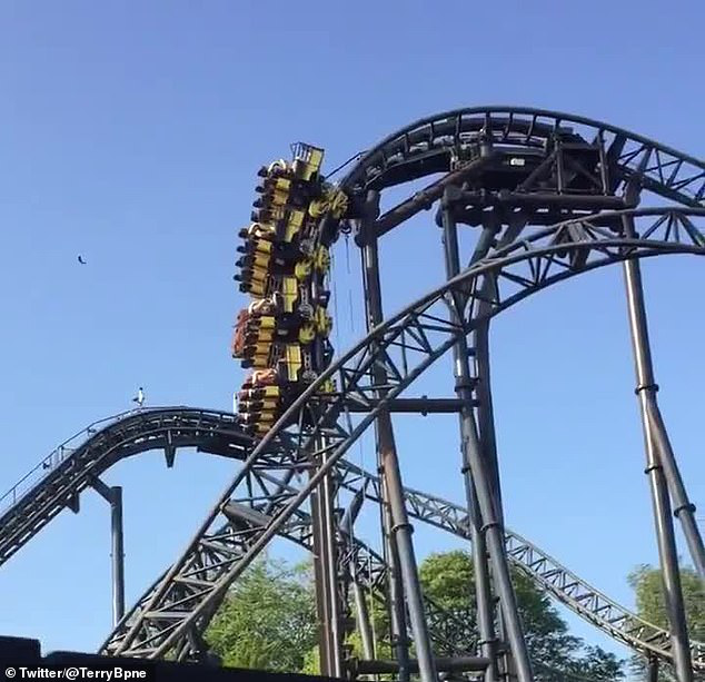 过山车遇故障,英国多名游客被悬30米高空至少20分钟|事故_新浪财经
