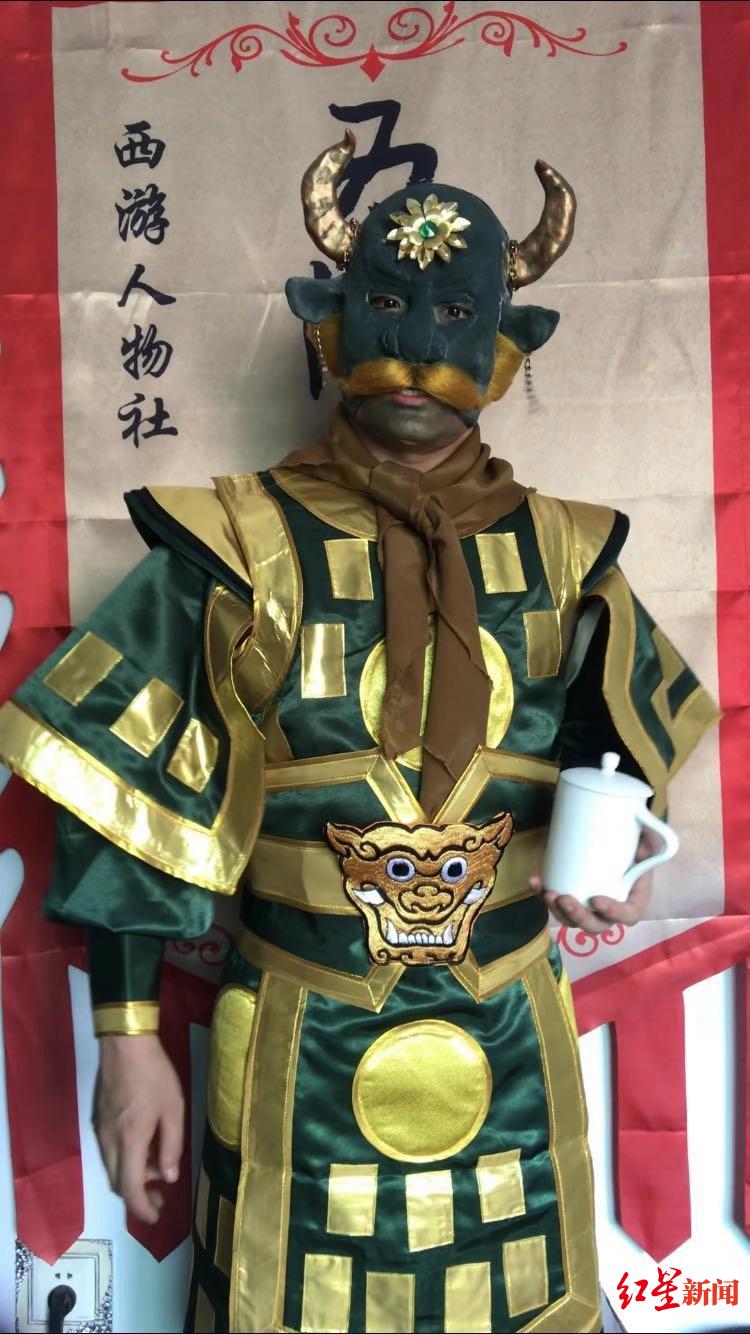 95后成都小伙做西游人物造型堪称一人能演半部西游记