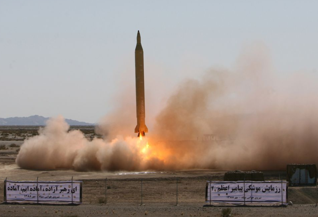 伊朗7月24日试射“流星-3” 图源：伊朗伊斯兰革命卫队