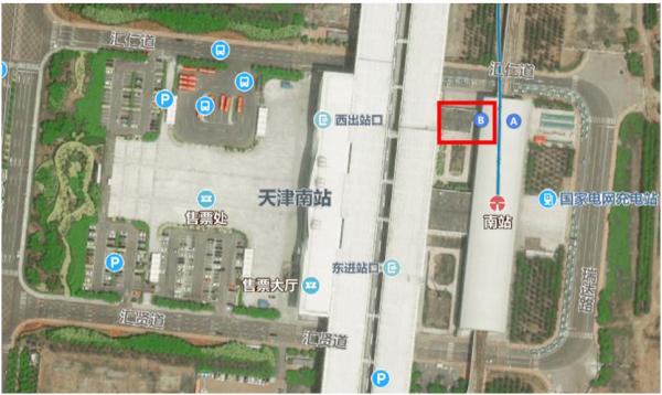 天津地铁3号线南站站b出入口恢复开通