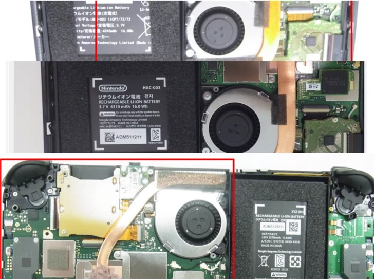 任天堂Switch拆解：搭载升级版主板和Tegra X1处理器处理器任天堂_新浪科技_新浪网