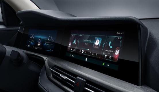 全新CS55内饰曝光 搭载双联屏