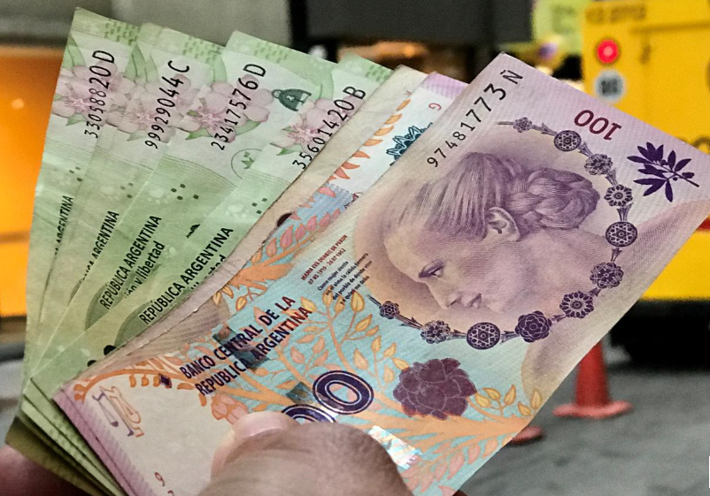 阿根廷货币比索(图源:路透社)海外网8月14日电 当地时间8月11日