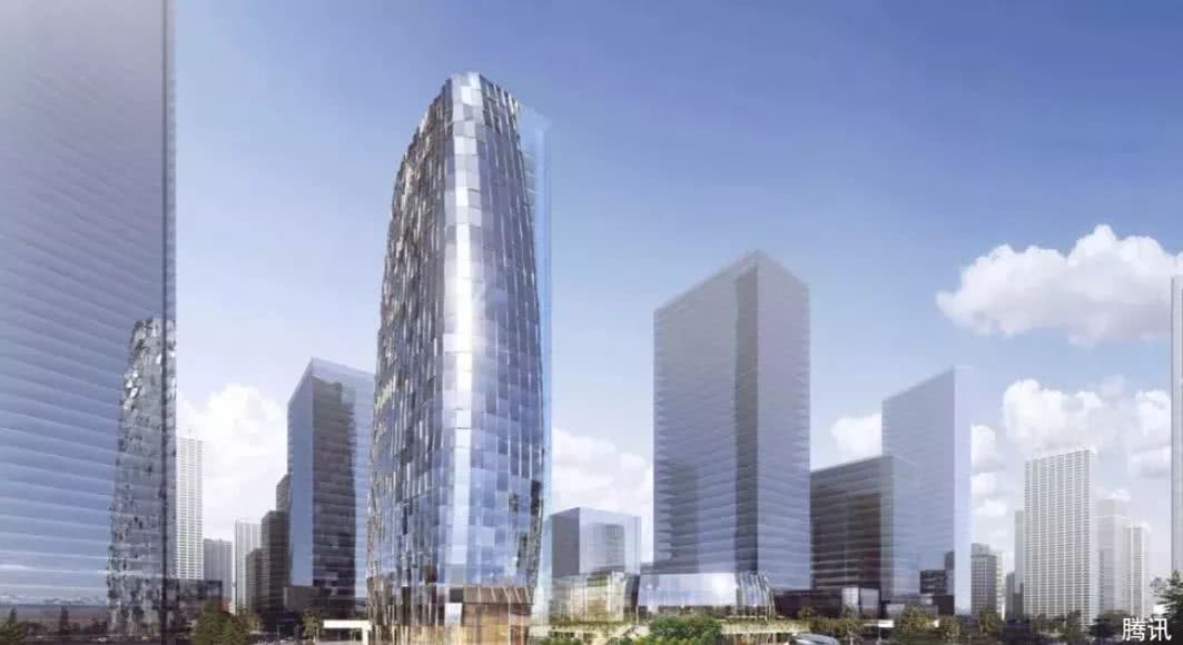 位于徐汇滨江的腾讯华东总部大厦预计今年年底结构封顶,2021年上半年