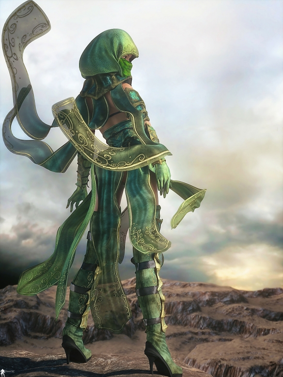 魔幻风美女人物原画第二弹 清凉装备展示小姐姐火辣身材