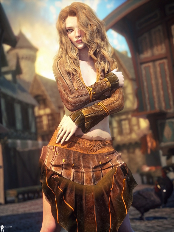 魔幻风美女人物原画第二弹 清凉装备展示小姐姐火辣身材