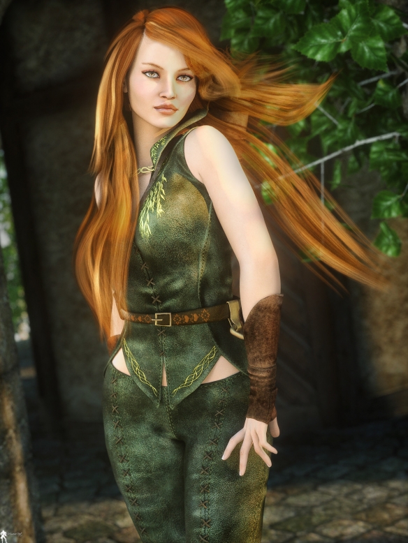 魔幻风美女人物原画法国画师lamuserieantoine作品第三弹