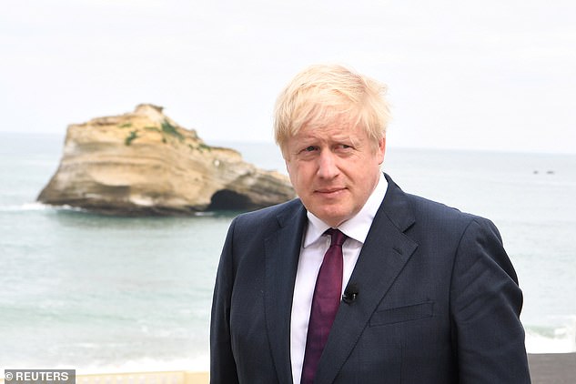 英国首相鲍里斯·约翰逊(图源:每日邮报)