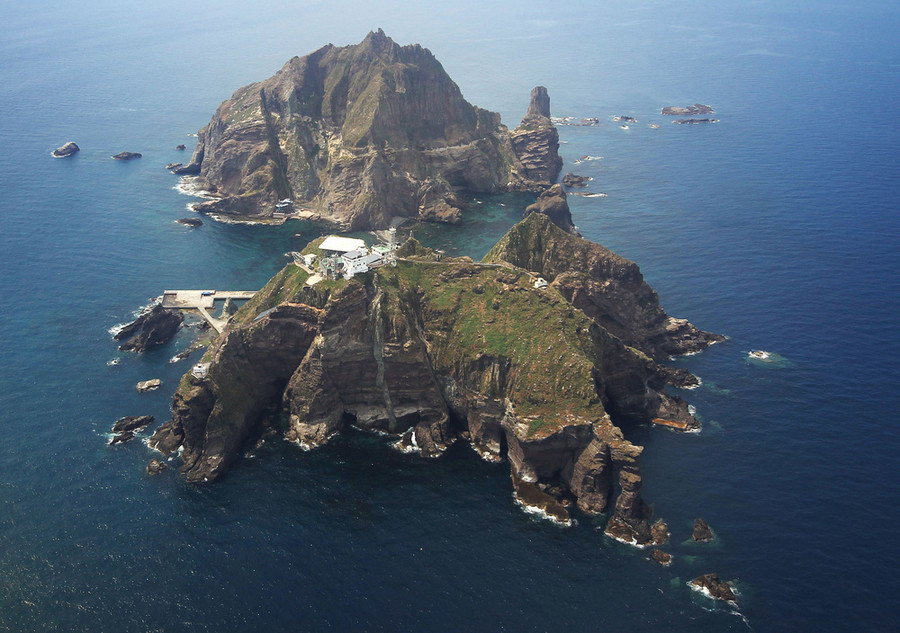 资料图:独岛(日本称“竹岛”)