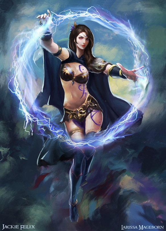 原画魔幻种族竖屏 魔幻 场景原画魔幻女角色魔幻美女原画