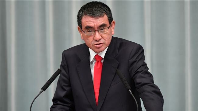 日本防卫大臣河野太郎。(图源:法新社)