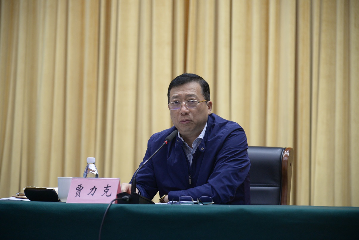 贾力克副厅长在会上讲话王金鼎主任在会上讲话