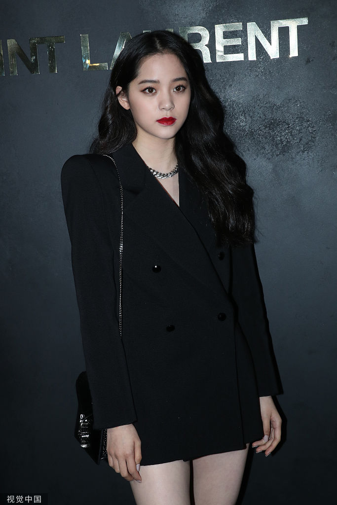 这样的欧阳娜娜见过没娜比时装周首秀上演西装长腿杀撩人