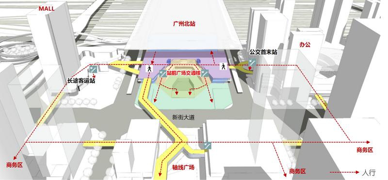 到北站即到机场广州北站枢纽门户区最新规划出炉