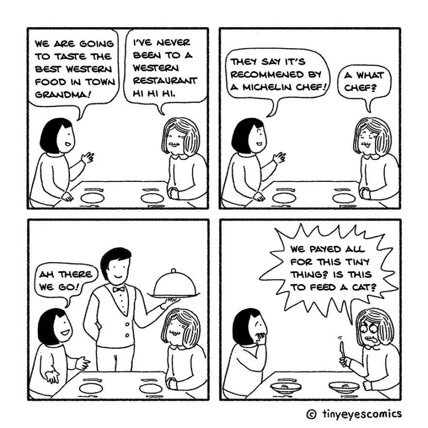 这个姑娘用小漫画展现各种中外文化的有趣差别火遍外网还上了央视