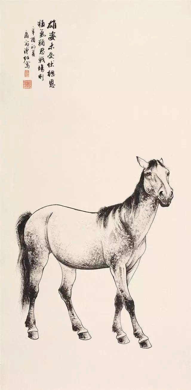 【书画】溥佐画马
