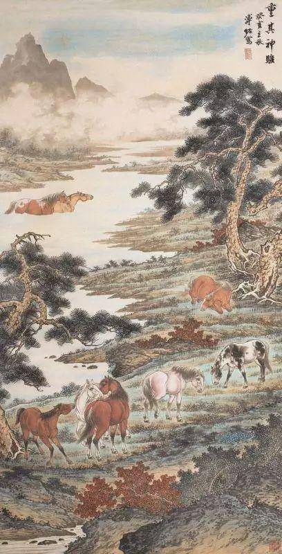 【书画】溥佐画马