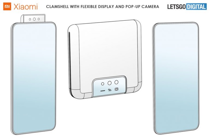 小米翻盖折叠屏专利曝光 搭载后置双摄+后置小屏幕
