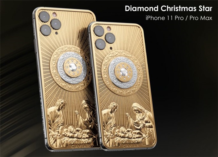 Caviar推出iphone 11 Pro Max圣诞之星版 最高售价90万元 手机新浪网