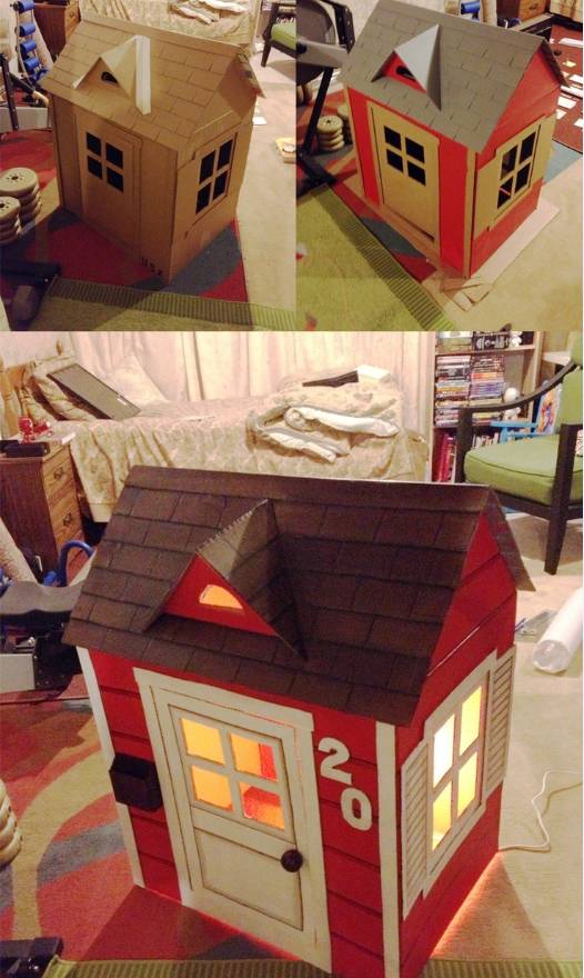 快递盒绝妙再利用和孩子一起diy玩具