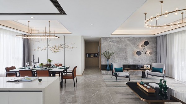 180㎡现代简约风，极简轻奢，感觉住5年不过时！